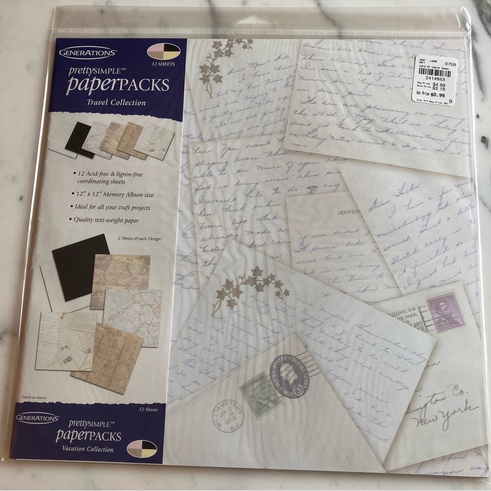 TLC 14 pgs Wedding Scrapbook Kit w/ coordinating stickers & embellishments black - Picture 3 of 6